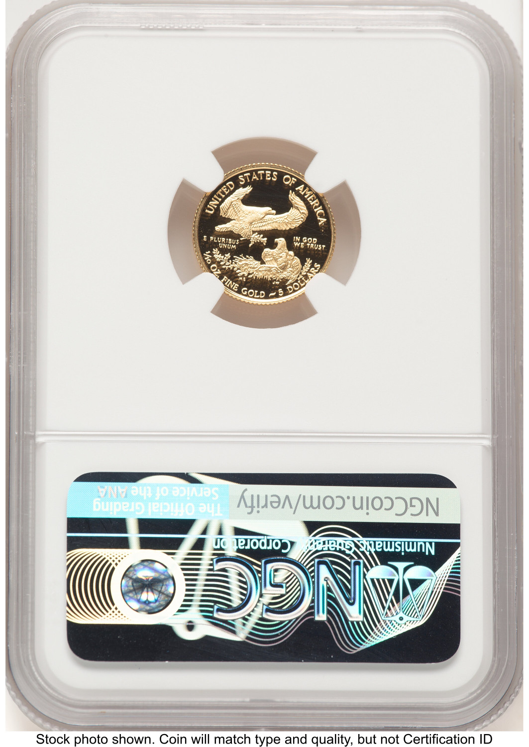 2018-W Proof Gold Eagle 1/10 oz NGC PF70 Ed Moy - LCR Coin