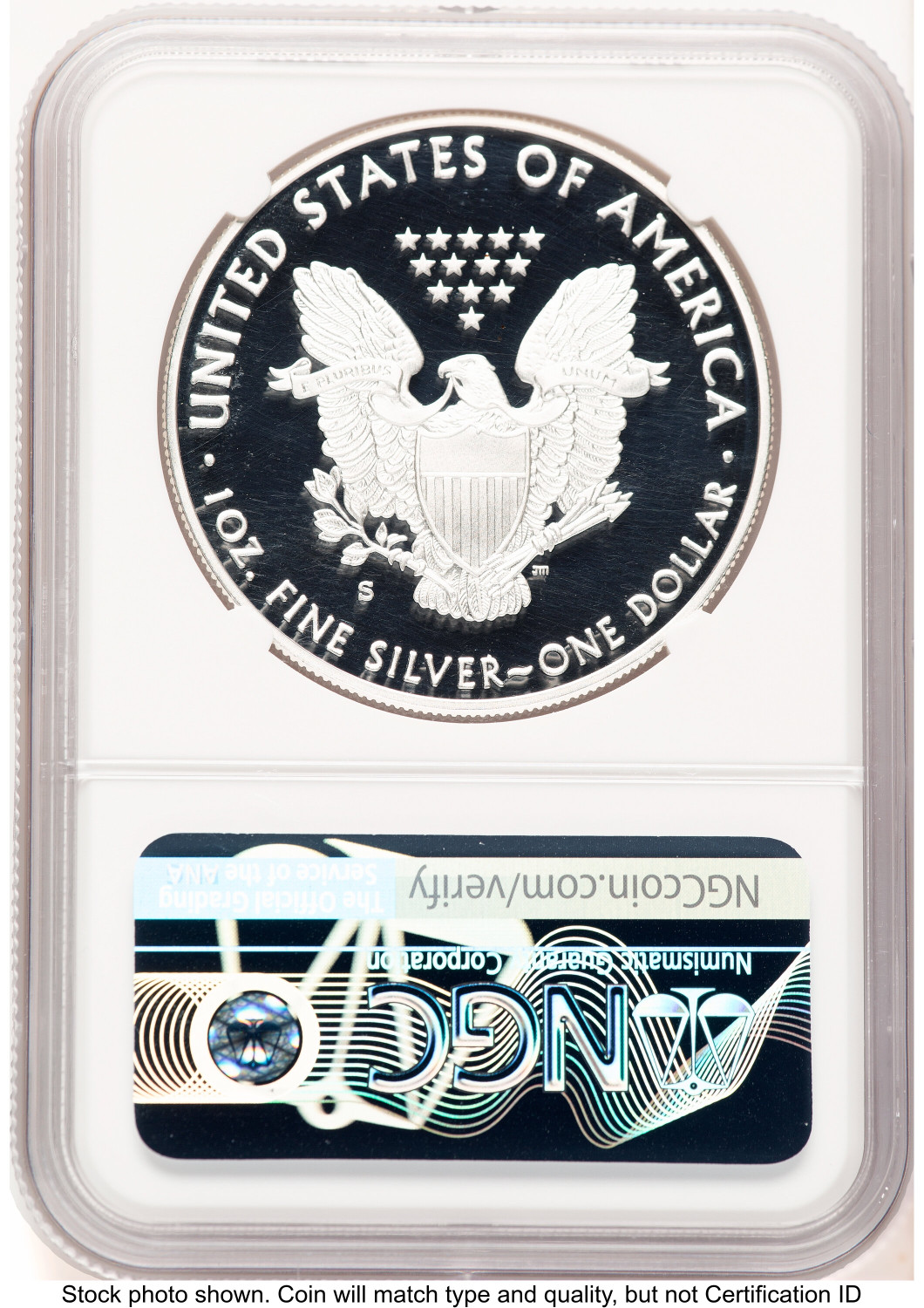 2020-S Proof Silver Eagle 1 oz FDI Trolley Label NGC PF70 - LCR Coin