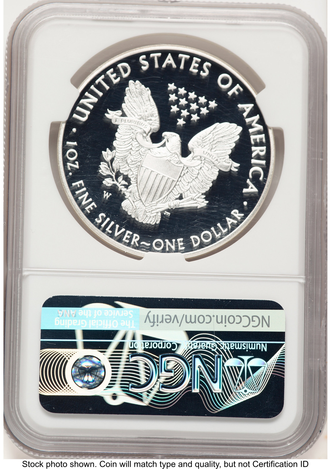 2016年 アメリカイーグル 1オンス銀貨プルーフ NGC PF70 2016-W Proof Silver Eagle 1 oz John NGC PF70 Mercanti - LCR Coin