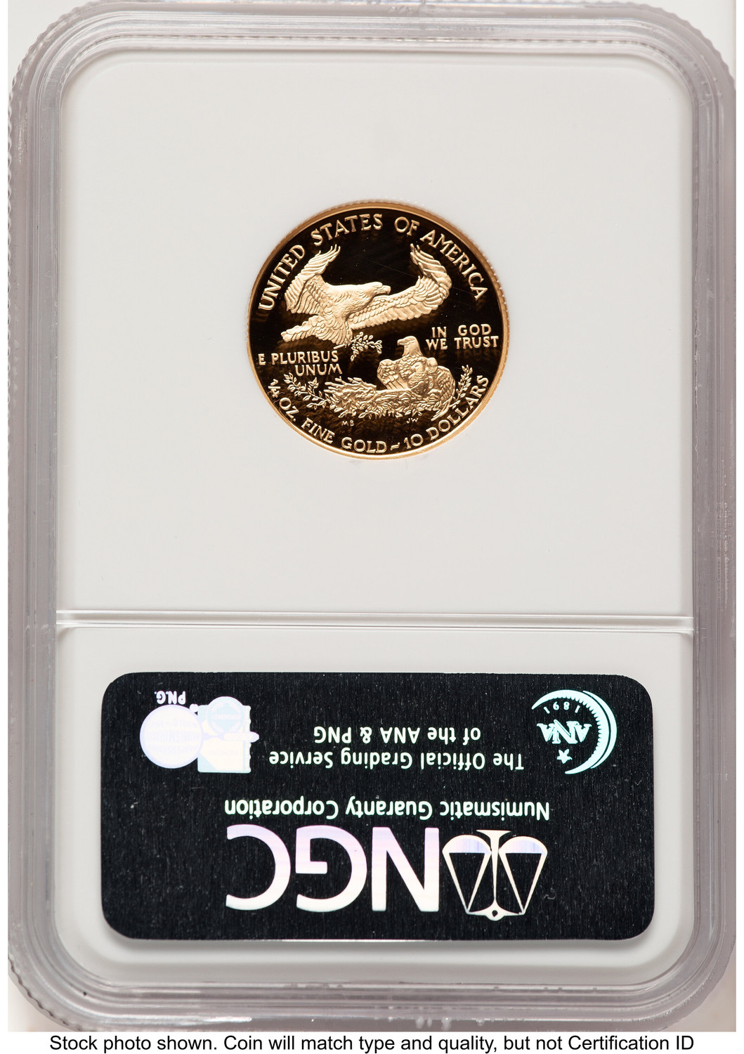1998-W Proof Gold Eagle 1/4 oz Brown Label NGC PF70 - LCR Coin