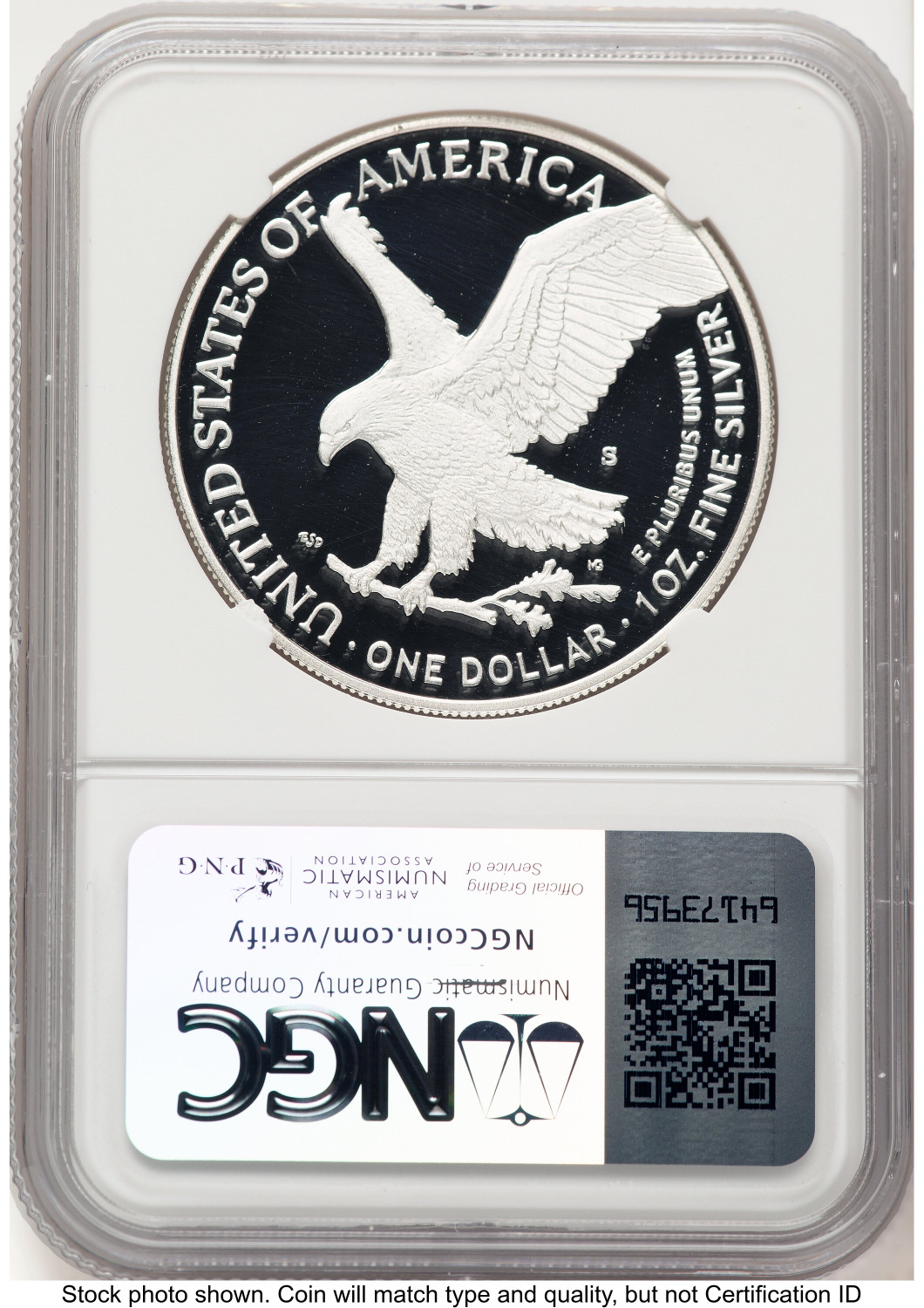 2024-S Proof Silver Eagle 1 oz FDI Jeff Garrett Red Book NGC PF70