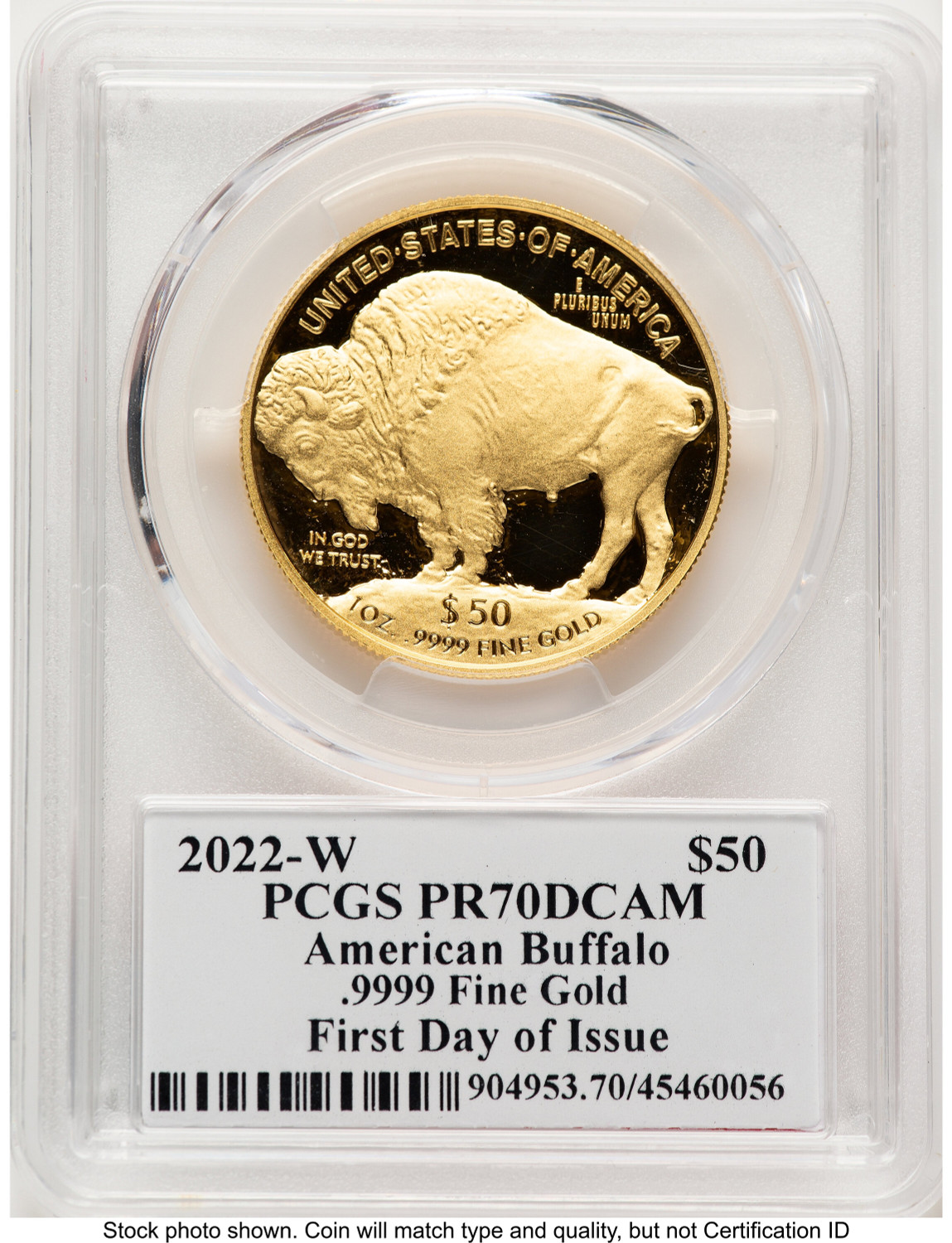 2022-W Proof Gold Buffalo 1 oz FDI Thomas Cleveland Americana PCGS