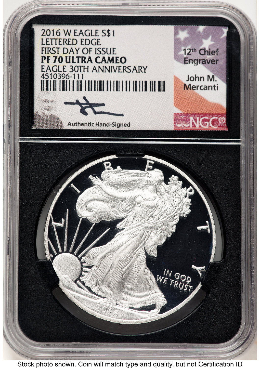 【最高鑑定】2016W シルバーイーグル 銀貨 NGC PF70 UC 署名入 NGC 最高鑑定 PF70 アメリカ カナダ 2019 1オンス 銀貨 2枚セット