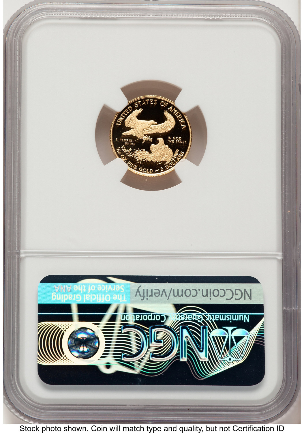2020-W Proof Gold Eagle 1/10 oz Reagan Bust Art NGC PF70 - LCR Coin