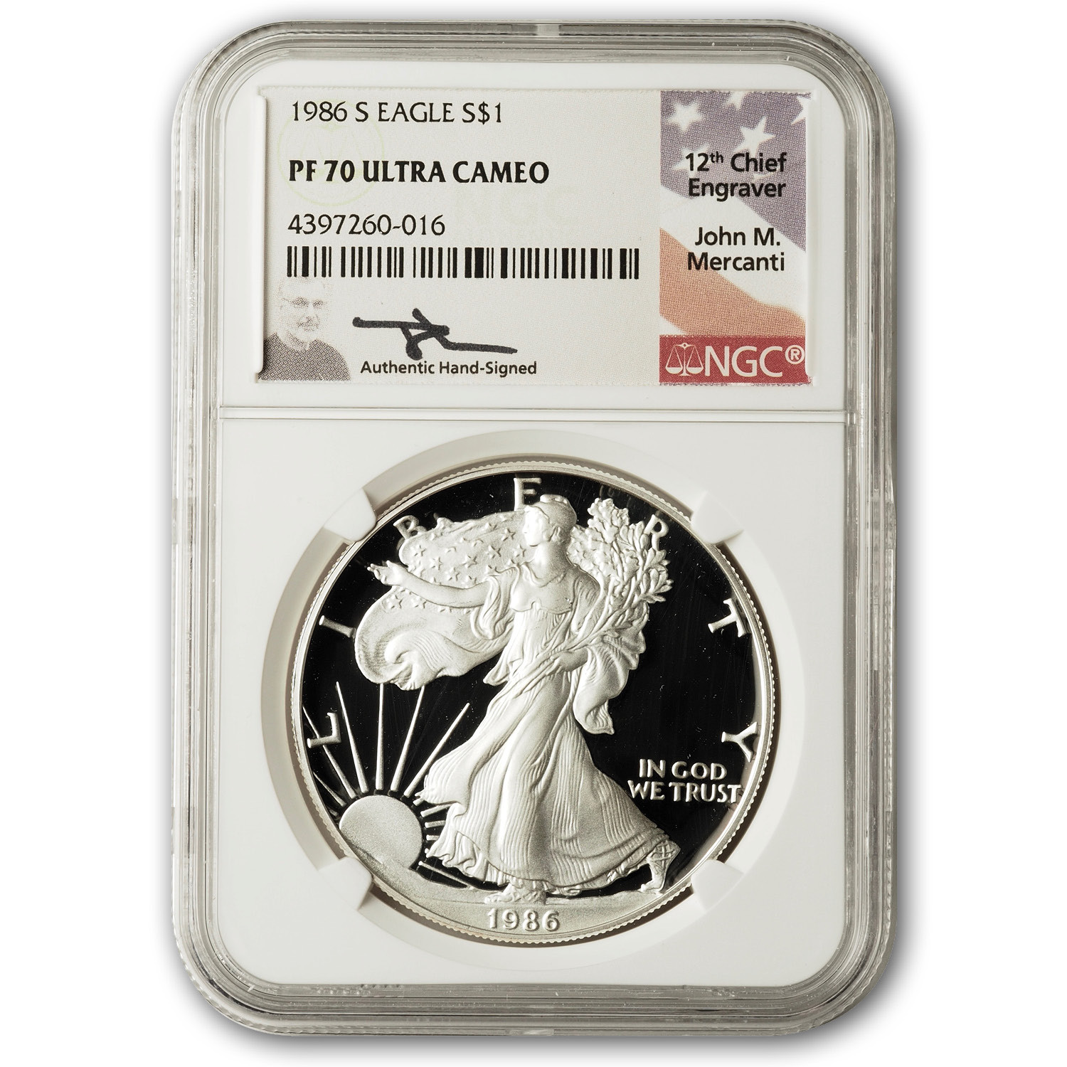 American Silver Eagles Book SIGNED by John Mercanti and Miles