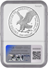 2025-W Proof Silver Eagle FDI NGC PF70 UCAM Ron Harrigal Signed