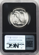 1939 50C Mike Castle Blk Core Franklin Series Walking Liberty Half Dollar NGC MS67+ (762048011)