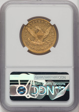 1863 $10 Green Label Liberty Eagle NGC AU55