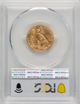 1909-D $5 Blue Gradient Indian Half Eagle PCGS MS65