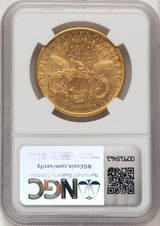 1881 $20 Liberty Double Eagle NGC AU58