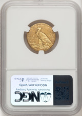 1911-D $5 Indian Half Eagle NGC AU58