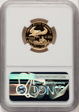 1996-W $10 Quarter-Ounce Gold Eagle John Mercanti NGC PF70