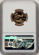 2001-W $10 Quarter-Ounce Gold Eagle John Mercanti NGC PF70
