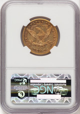 1876-CC $10 Liberty Eagle NGC AU50