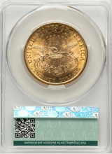 1896 $20 Repunched Date FS-301 Liberty Double Eagle CACG MS62 (507267068)