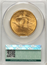 1916-S $20 Saint-Gaudens Double Eagle CACG MS63