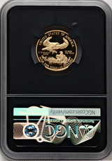 2014-W Quarter-Ounce Gold Eagle Miles Standish NGC PF70
