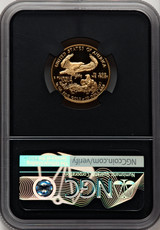 1992-P $10 Quarter-Ounce Gold Eagle Miles Standish NGC PF70