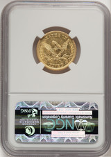 1851-O $5 Liberty Half Eagle NGC AU53