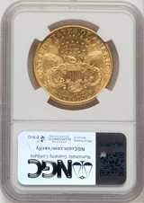 1893-CC $20 Liberty Double Eagle NGC AU58 (775996001)
