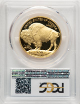 2015-W $50 One-Ounce Gold Buffalo Blue Gradient PCGS PR70