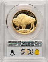 2021-W G$50 Gold Buffalo First Strike DCAM Blue Gradient PCGS PR70