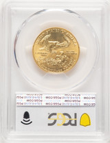 1992 Gold Eagle 1/2 oz Blue Gradient PCGS MS69