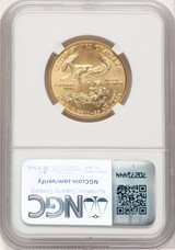 2001 Gold Eagle 1/2 oz Brown Label NGC MS69