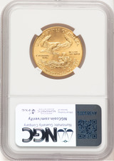 1997 Gold Eagle 1/2 oz Brown Label NGC MS69