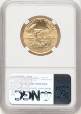 1994 Gold Eagle 1/2 oz Brown Label NGC MS69