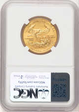 1995 Gold Eagle 1/2 oz Brown Label NGC MS69