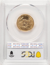 2001 Gold Eagle 1/4 oz Blue Gradient PCGS MS69