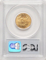 2001 Gold Eagle 1/4 oz Blue Label PCGS MS69