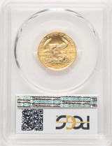 1988 Gold Eagle 1/4 oz Blue Gradient PCGS MS69