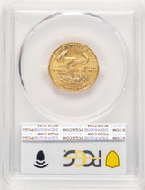 1995 Gold Eagle 1/4 oz Blue Gradient PCGS MS69