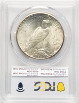 1927 Peace Dollar PCGS MS65