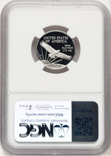 1997-W Proof Platinum Eagle 1/4 oz Brown Label NGC PF70