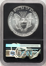 1989 Silver Eagle NGC MS70 Edmund Moy Signed