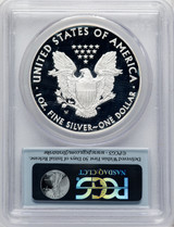 2014-W Proof Silver Eagle 1 oz FS Flag PCGS PR70