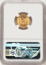 1877-S $2.50 Liberty Quarter Eagle NGC MS65