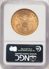 1866-S $20 MOTTO Liberty Double Eagle NGC MS60