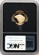 2021-W Type 2 Proof Gold Eagle 1/4 oz FDI Anna Cabral Prestige Treasurer Series NGC PF70