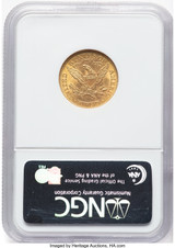 1908 $5 Liberty CAC Liberty Half Eagle NGC MS64