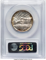 1939-D 50C Oregon CAC Commemorative Silver PCGS MS67+