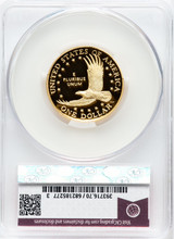 2025-W Proof Gold Sacagawea 25th Anniversary First Day of Delivery Red Book CACG PR70
