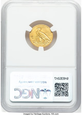 1908 $2.50 Indian Quarter Eagle NGC MS63 (777777010)