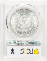 1881 Blue Gradient Morgan Dollar PCGS MS66