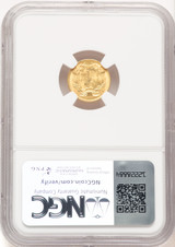 1874 G$1 Gold Dollar NGC MS64 (778676012)