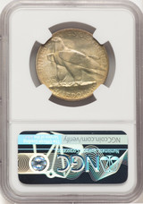 1935 50C Connecticut Commemorative Silver NGC MS67+