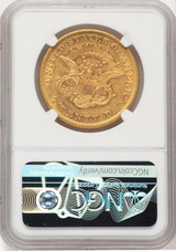 1858 $20 Liberty Double Eagle NGC AU53 (521986010)